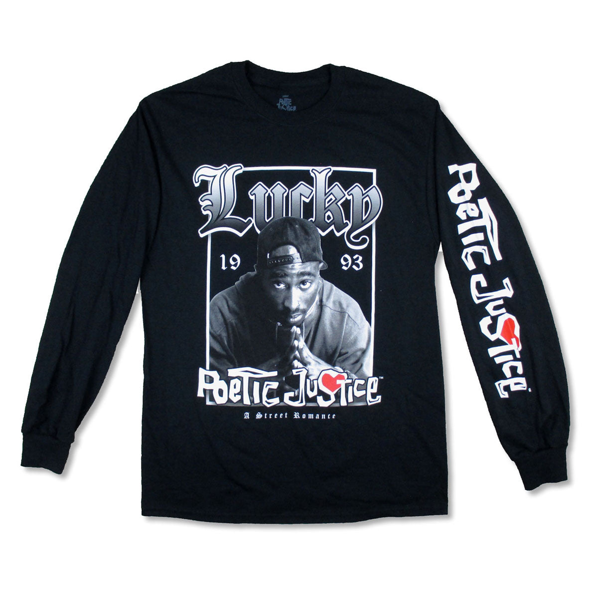 Tupac Poetic Justice Lucky Long Sleeve Front