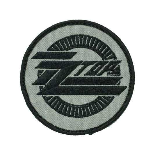 ZZ Top Circle Logo Embroidered Patch Front