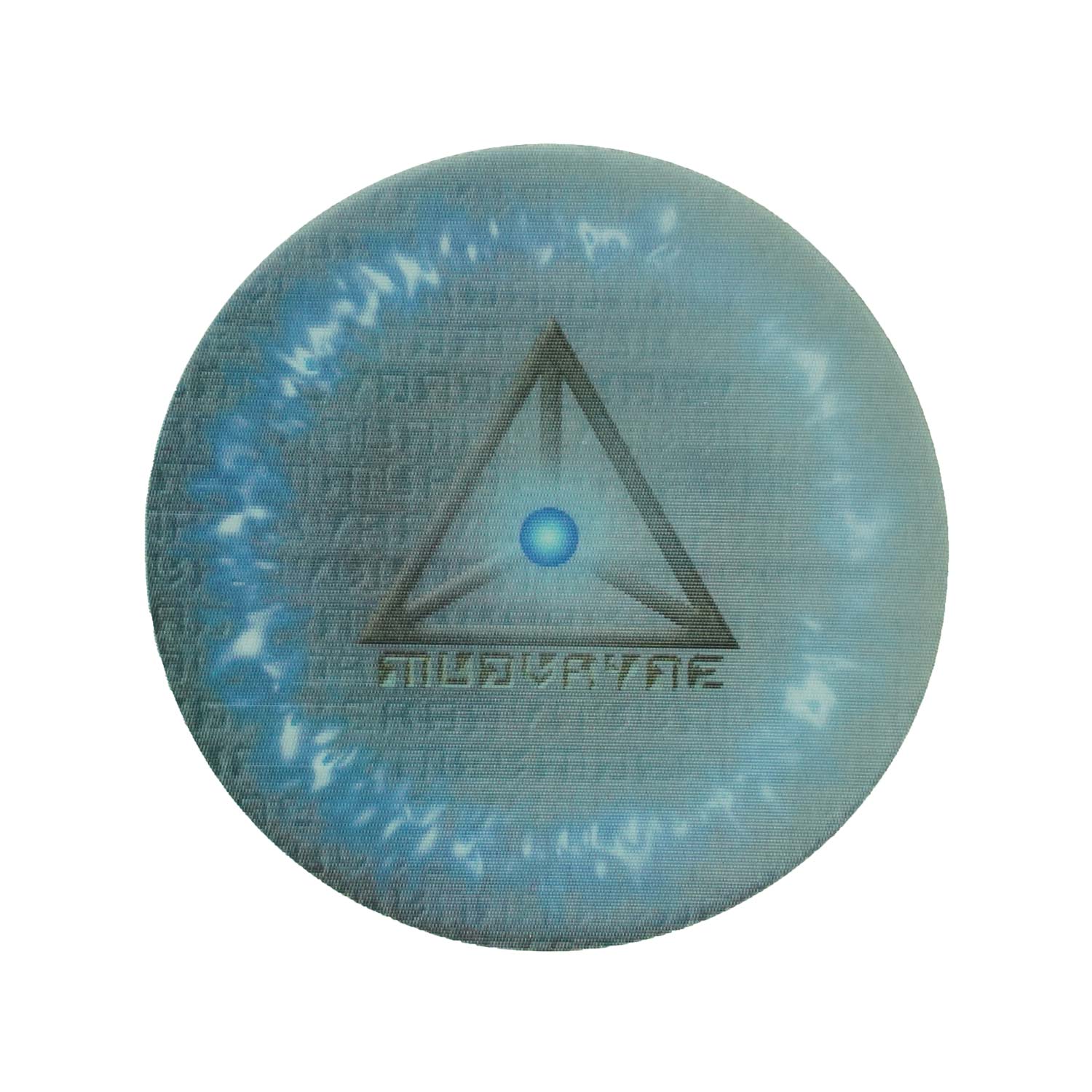 Mudvayne Blue Flame Holographic Sticker Sticker Front