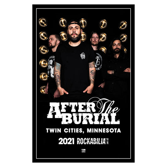 After The Burial Minnesota State Fair 2021 (Rockabilia Minnesota State Fair Exclusive) Concert Promo Poster Front