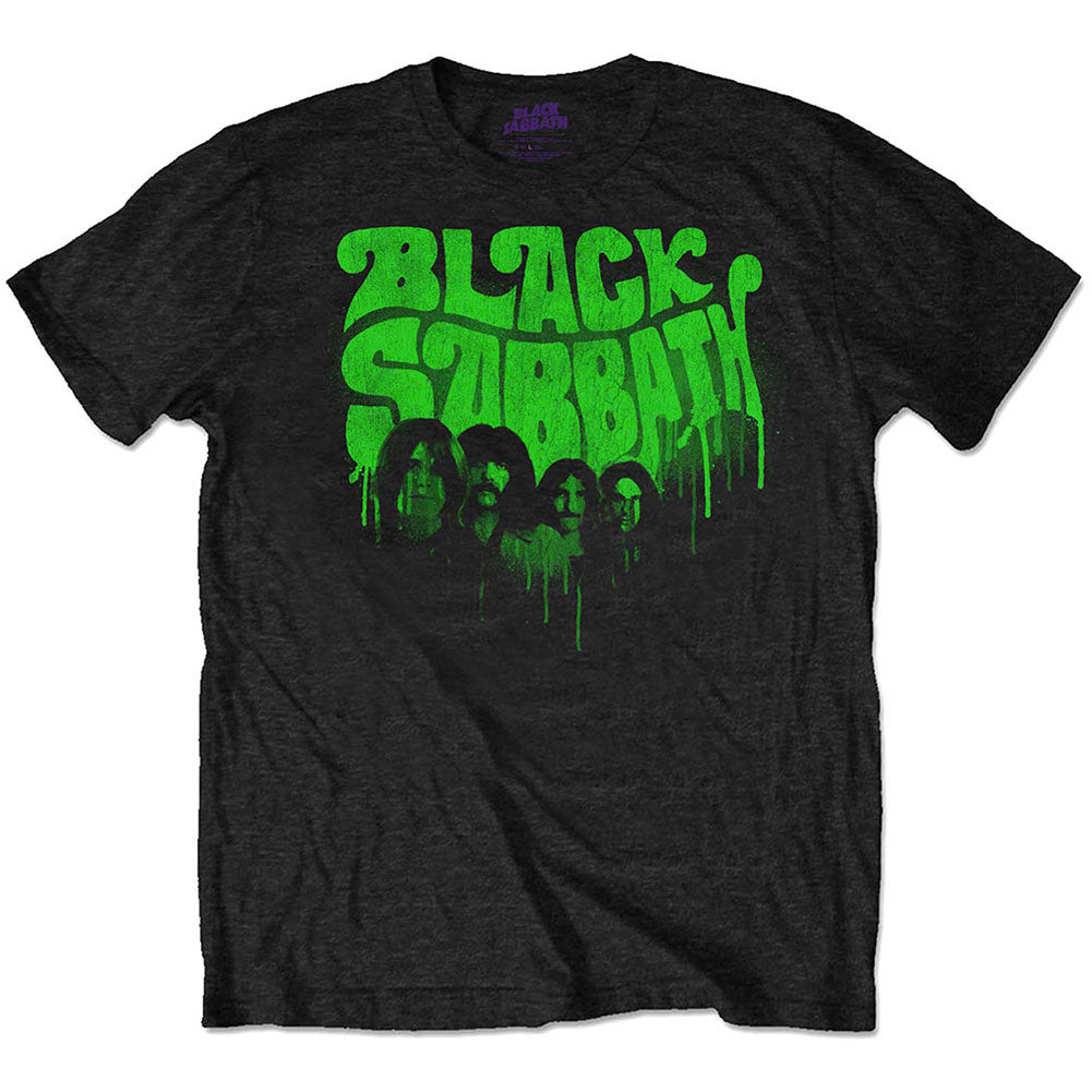 Black Sabbath Graffiti Slim Fit T-shirt Front
