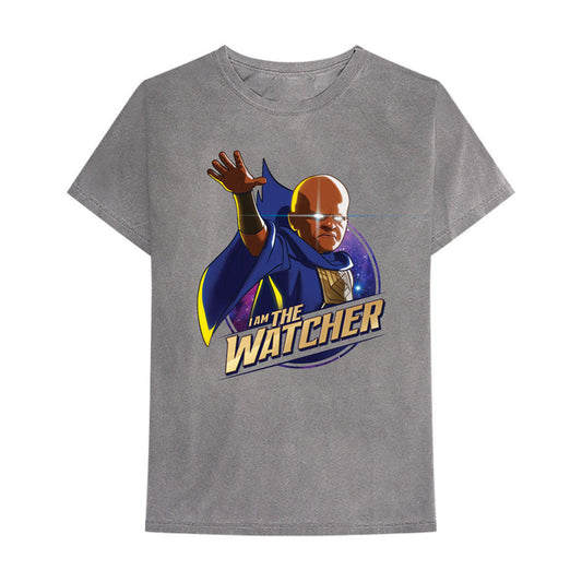 Marvel Comics What If I Am The Watcher Slim Fit T-shirt Front