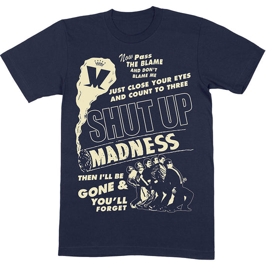 Madness Shut Up Slim Fit T-shirt Front