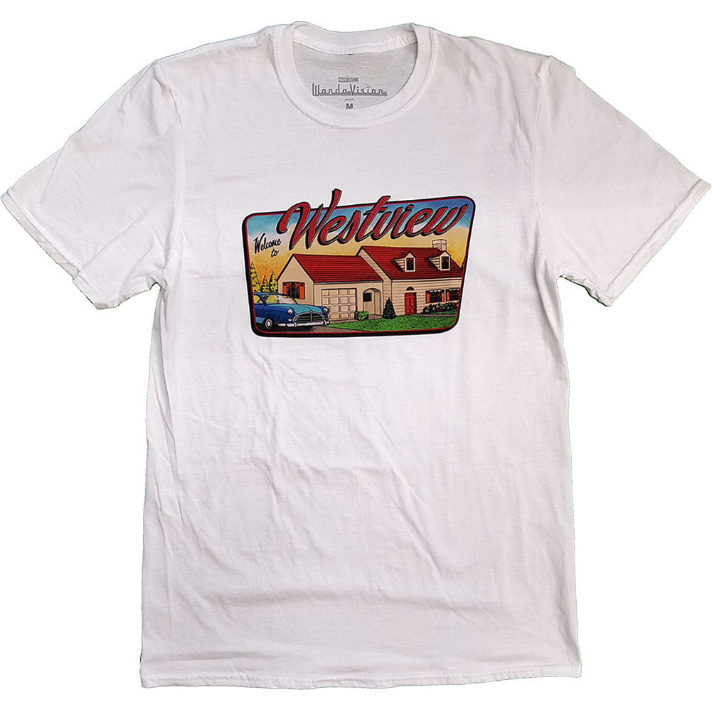 Marvel Comics WandaVision Westview Slim Fit T-shirt Front