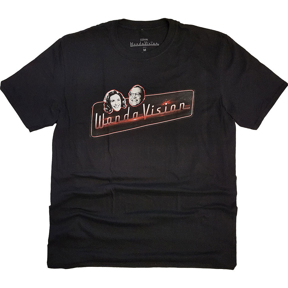 Marvel Comics WandaVision Red Logo Slim Fit T-shirt Front
