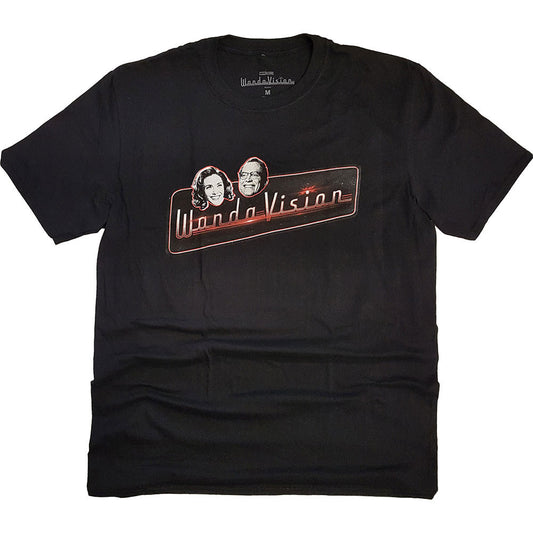 Marvel Comics WandaVision Red Logo Slim Fit T-shirt Front