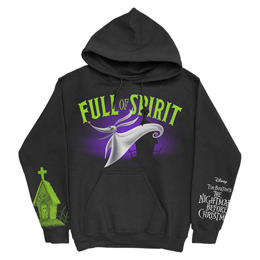 Disney The Nightmare Before Christmas Full of Spirit (Sleeve Print) Hooded Sweatshirt Front