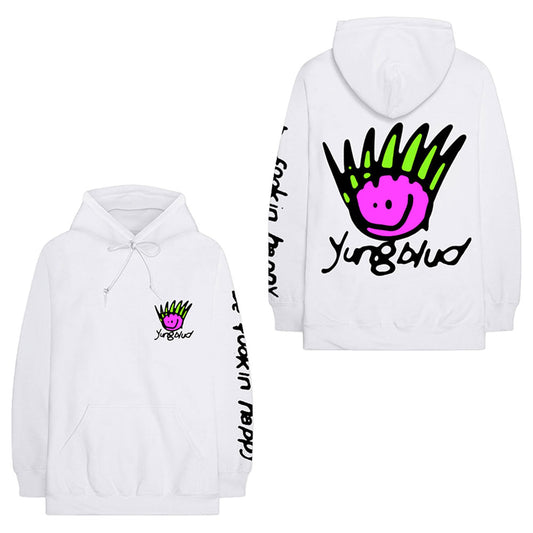 Yung Blud Face (Back Print) Hooded Sweatshirt Front