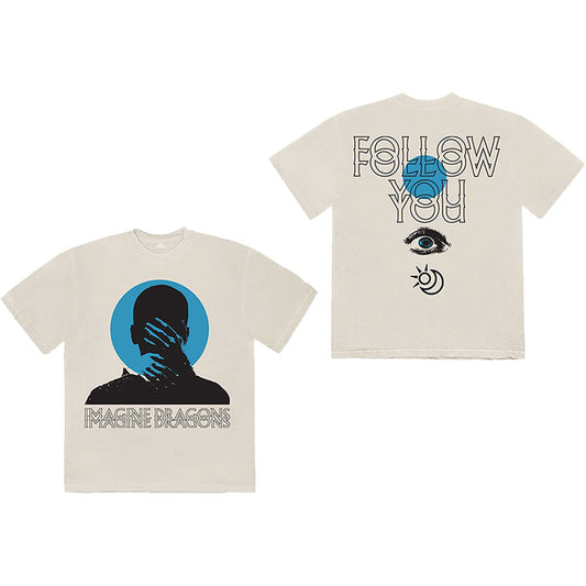 Imagine Dragons Follow You (Back Print) Slim Fit T-shirt Front