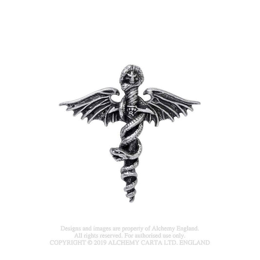 Dr Feelgood Pewter Pin Badge