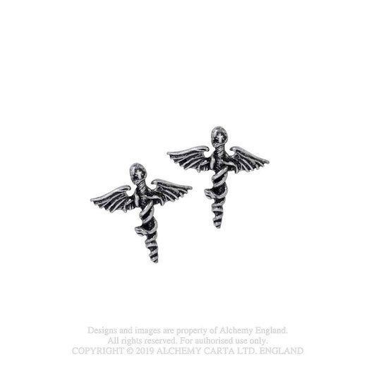 Motley Crue Swords Earrings Front