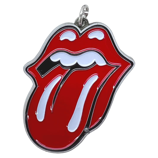 Rolling Stones Tongue (Die-cast Relief) Metal Key Chain Front