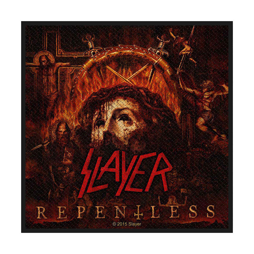 Slayer Repentless (Loose) Woven Patch Front