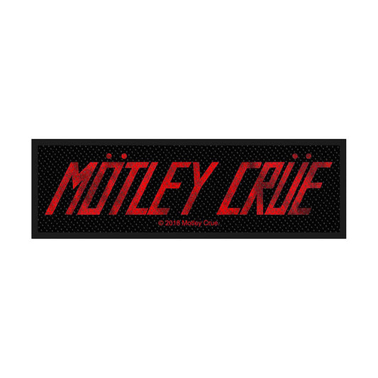 Motley Crue Logo (Loose) Woven Patch Front