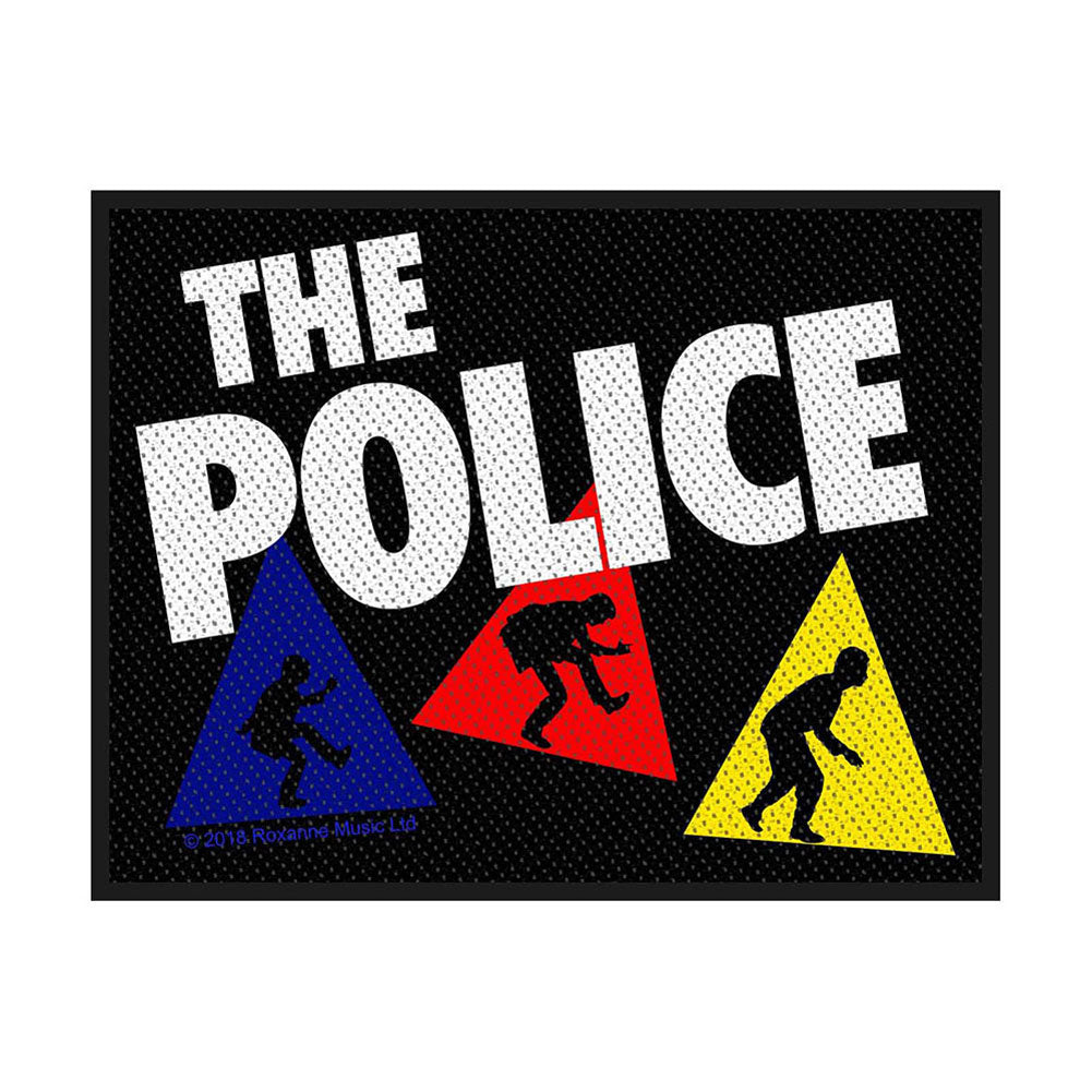Police Triangles (Loose) Woven Patch Front