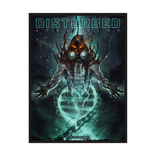 Disturbed Evolution Hooded (Loose) Woven Patch Front