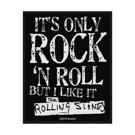Rolling Stones It's Only Rock N' Roll (Retail Pack) Woven Patch Front