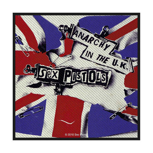Sex Pistols Anarchy in the UK (Retail Pack) Woven Patch Front