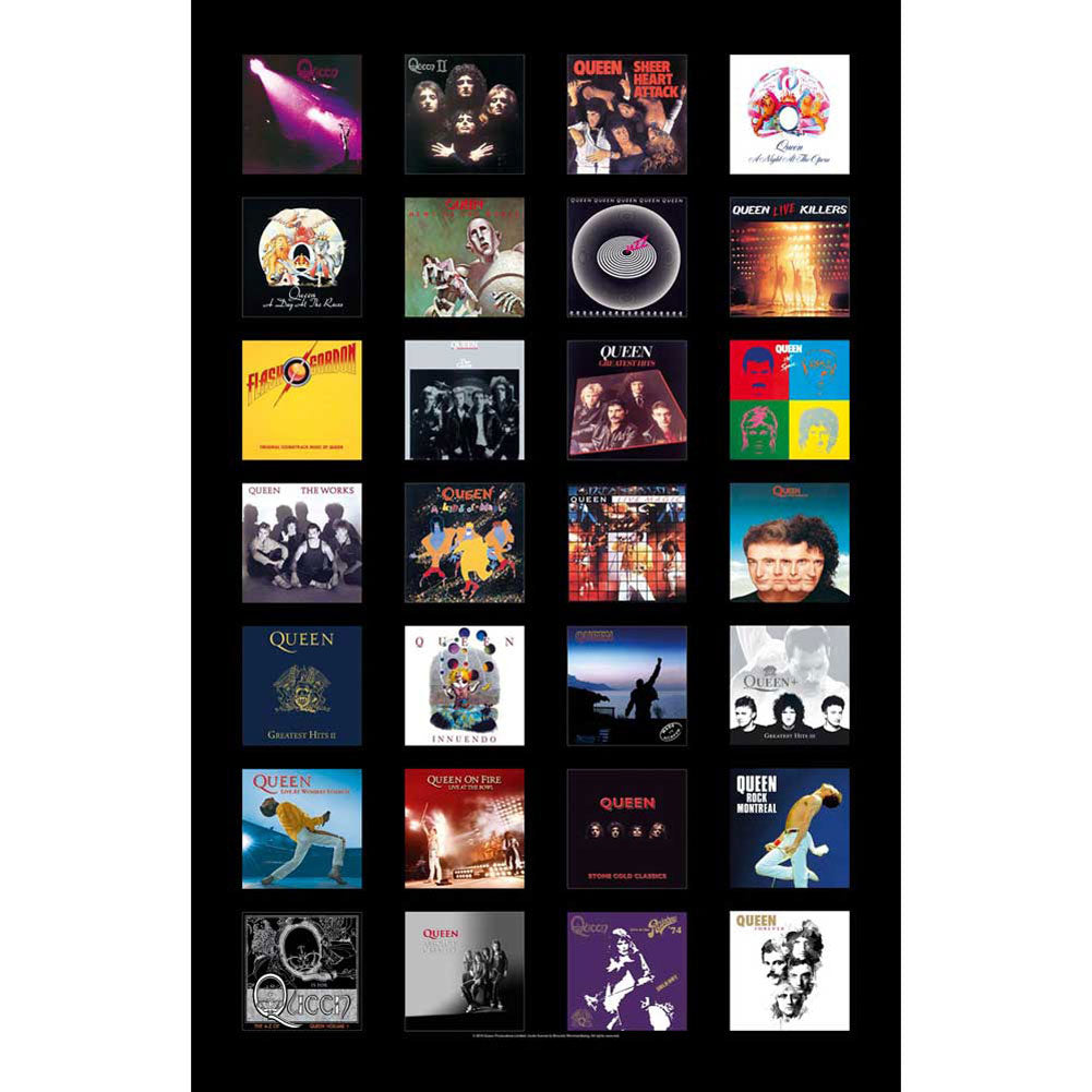 Queen Albums Poster Flag Front