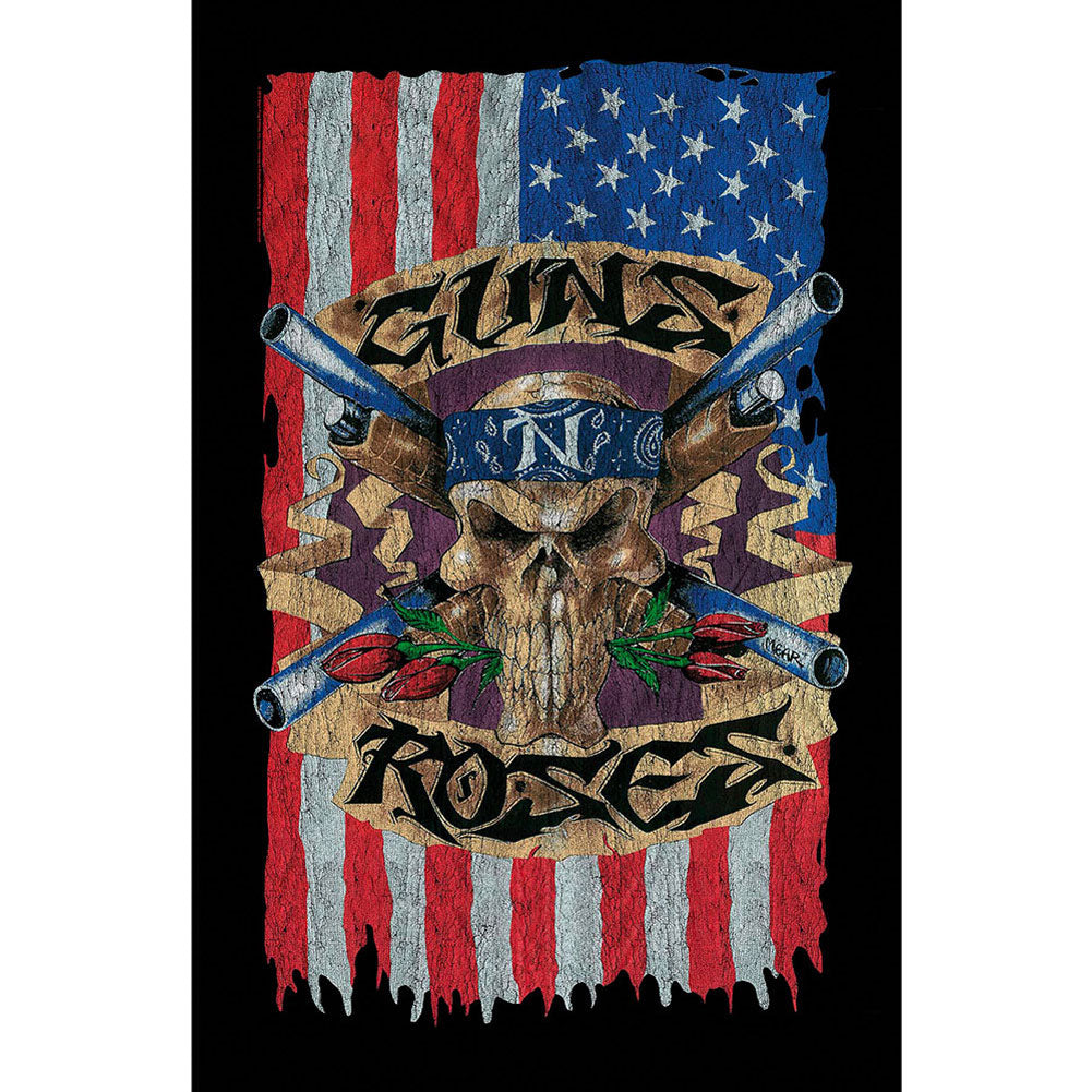 Guns N Roses Flag Poster Flag Front