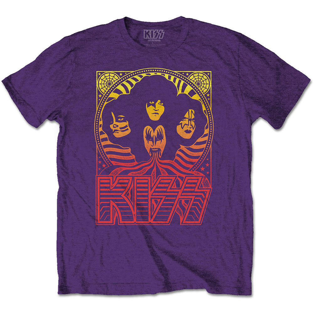 KISS Gradient Group Slim Fit T-shirt Front