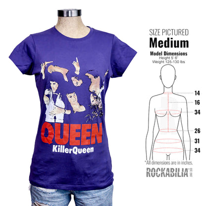 Killer Queen Ladies T-Shirt Junior Top