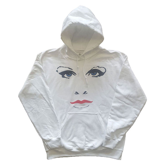 Prince Faces & Doves (Back Print) Hooded Sweatshirt Front