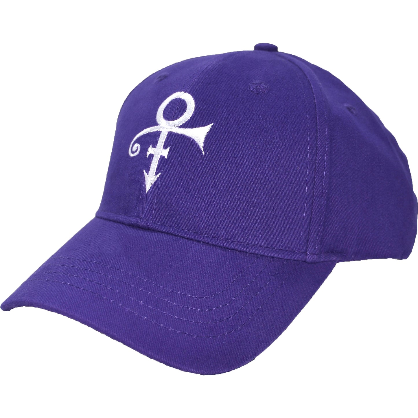 Prince White Symbol Baseball Cap Front