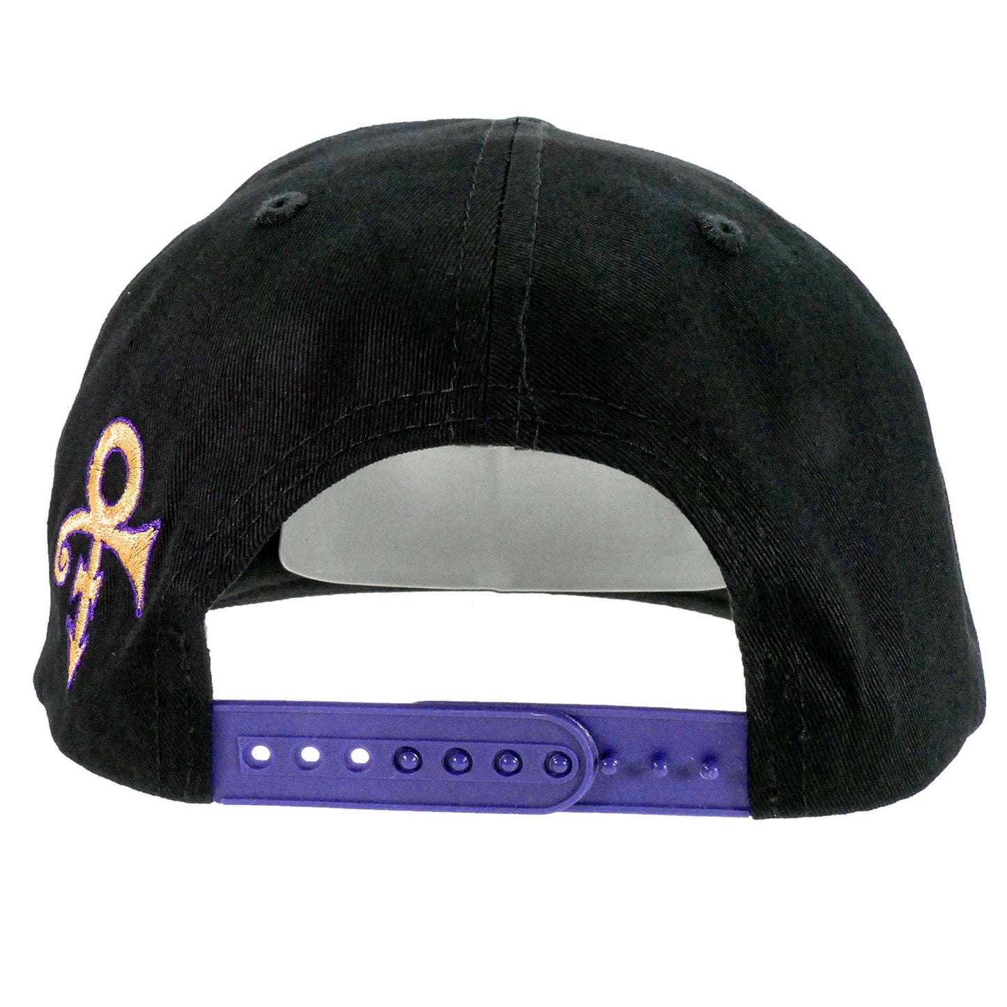 Prince Gold Logo & Symbol Snapback Baseball Cap Back
