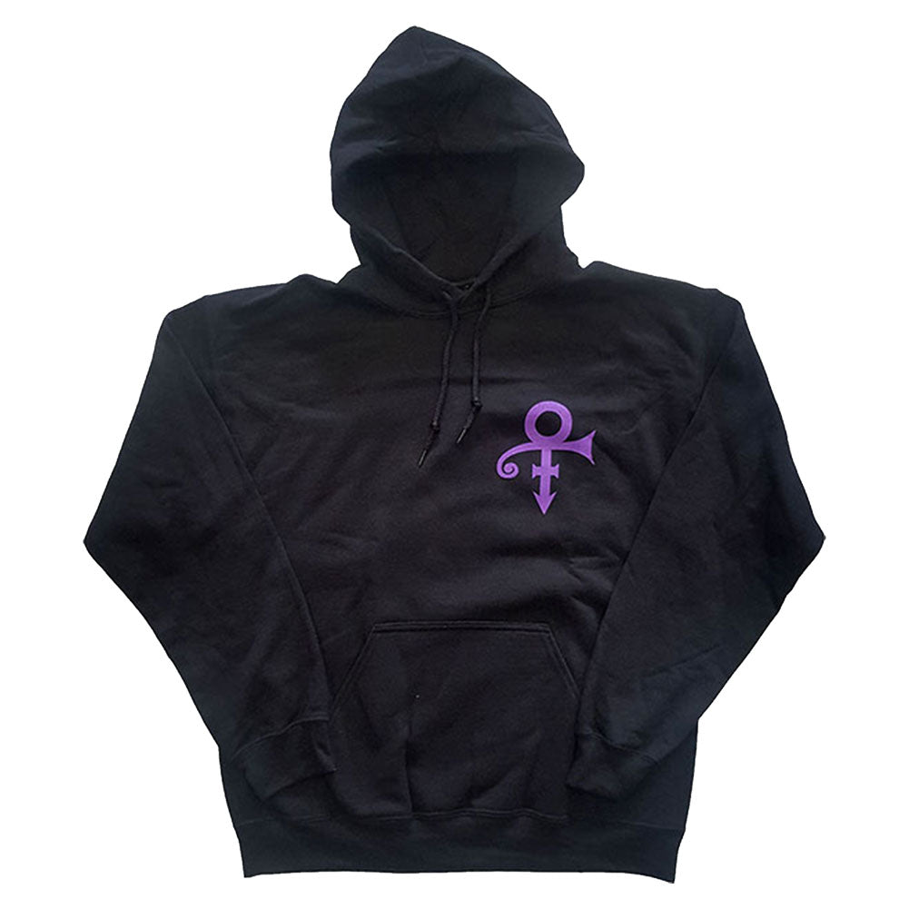 Prince Lotus Flower (Back Print) Hooded Sweatshirt Front