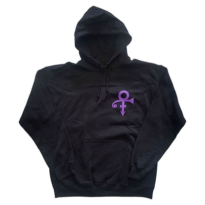 Prince Lotus Flower (Back Print) Hooded Sweatshirt Front