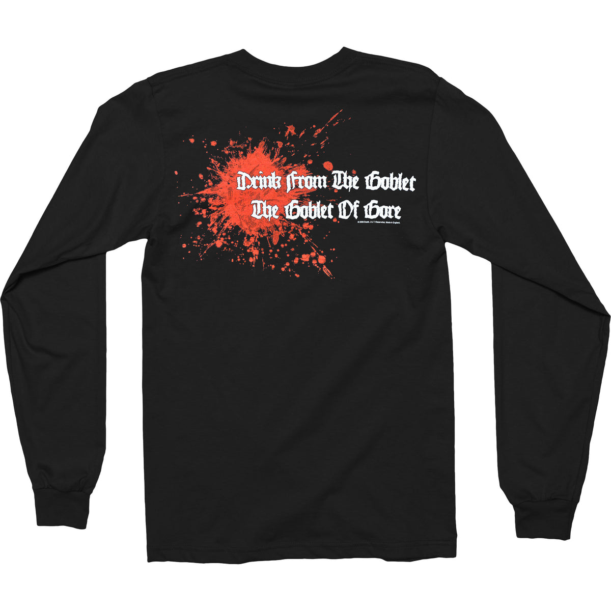 Death Scream Bloody Gore Long Sleeve Back