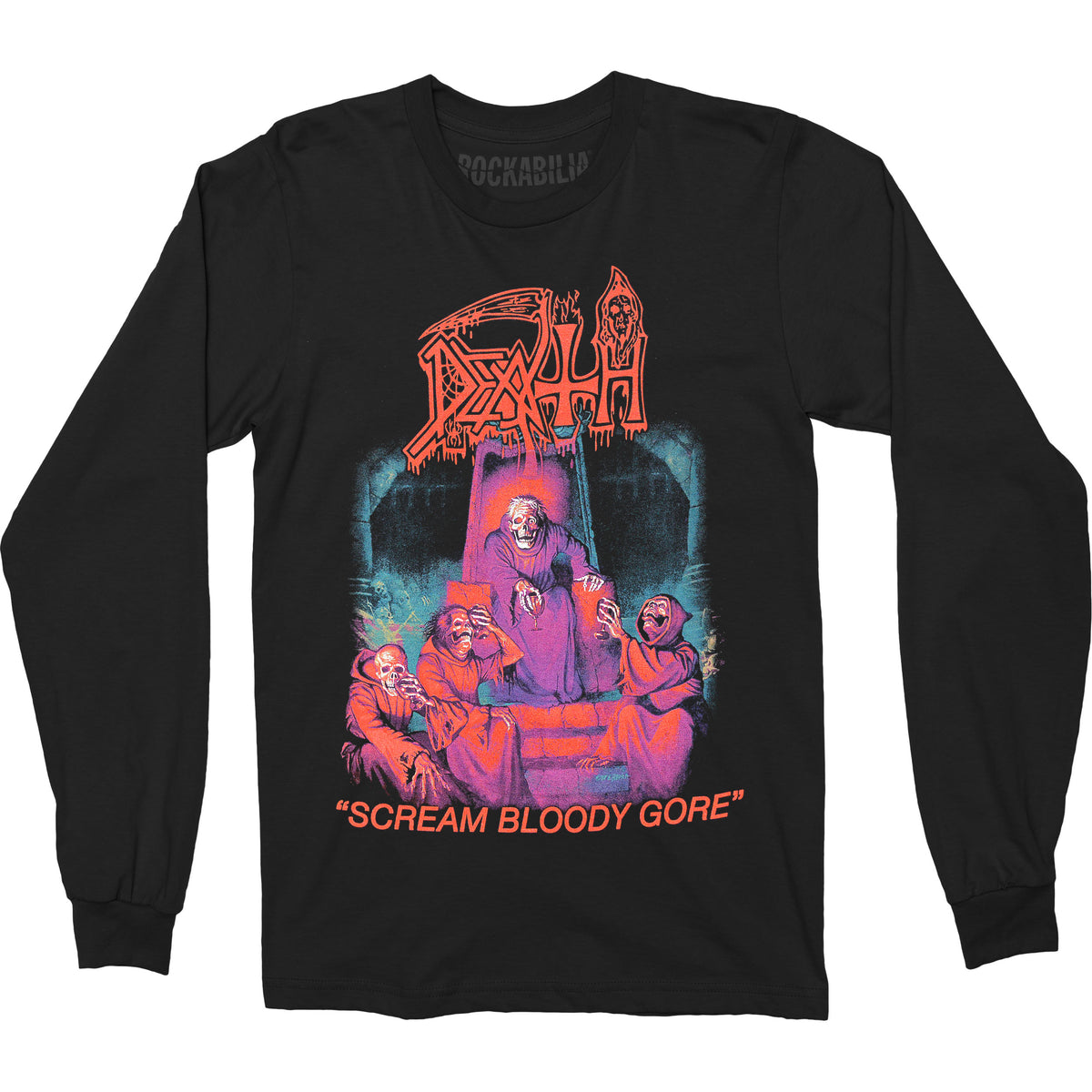 Death Scream Bloody Gore Long Sleeve Front