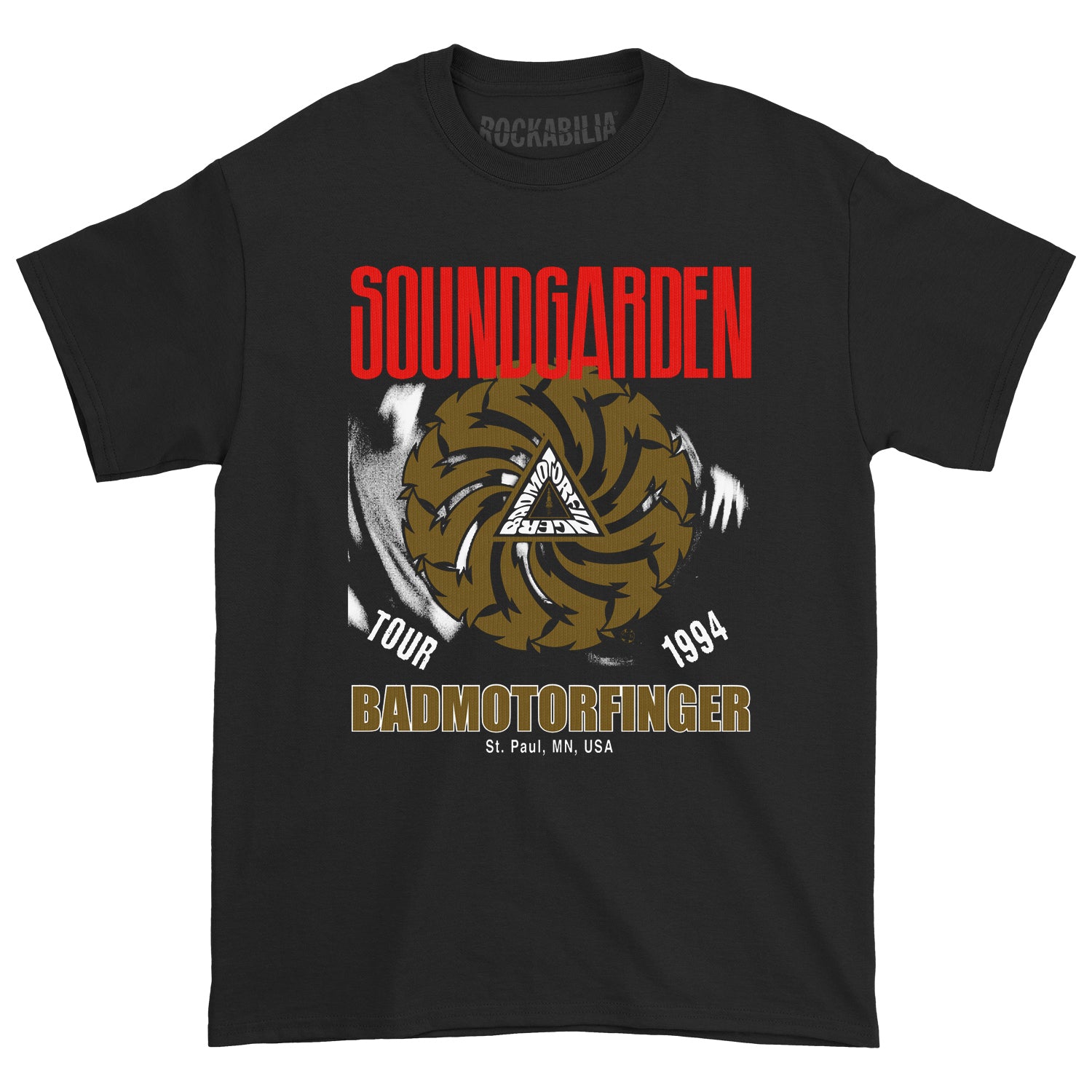 Soundgarden Badmotorfinger Tour 1994 (Rockabilia Exclusive) T-shirt Front