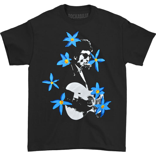 Bob Dylan Blue Flowers (Rockabilia Exclusive) T-shirt Front