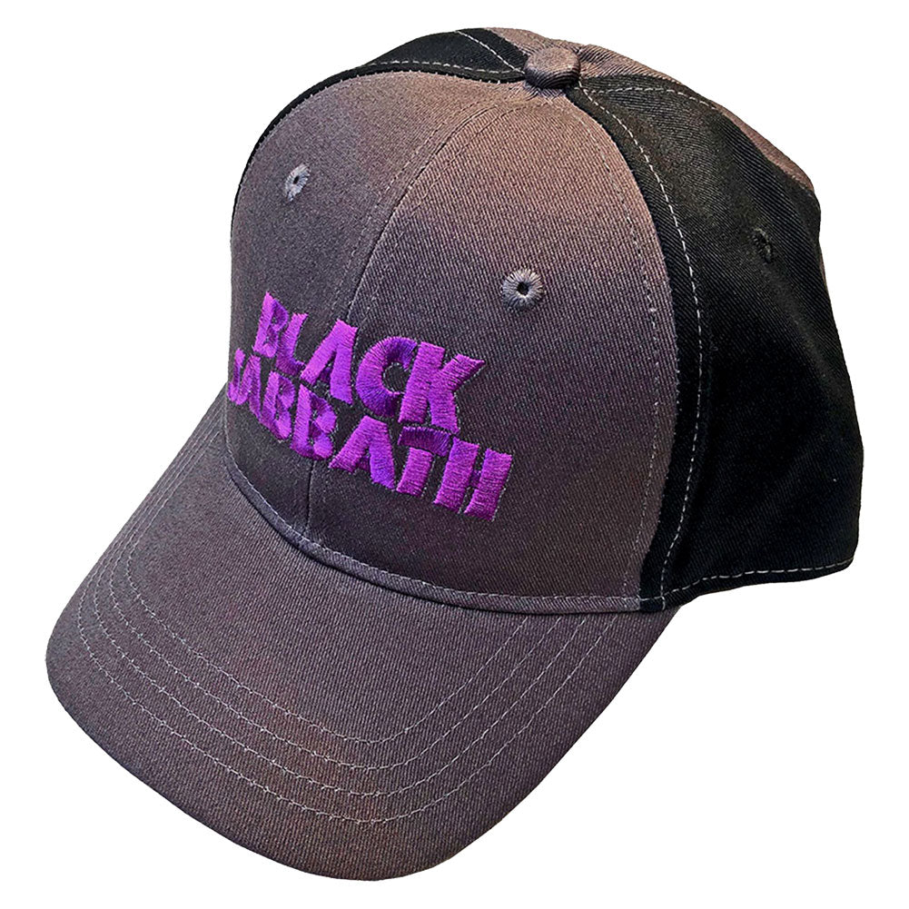 Black Sabbath Wavy Logo (2-Tone) Baseball Cap Front