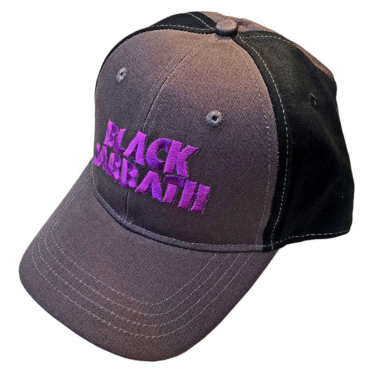 Black Sabbath Wavy Logo (2-Tone) Baseball Cap Front