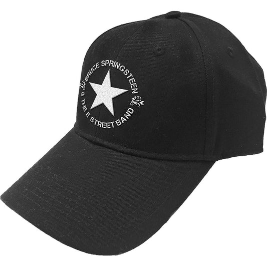 Bruce Springsteen Circle Star Logo Baseball Cap Front