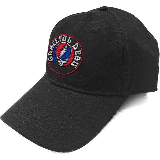 Grateful Dead Steal Your Face Logo Baseball Cap Front