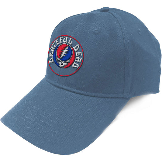 Grateful Dead Steal Your Face Logo Baseball Cap Front