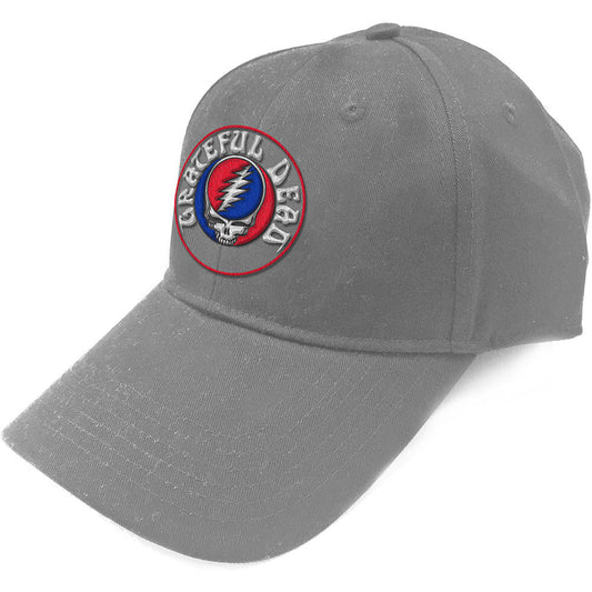 Grateful Dead Steal Your Face Logo Baseball Cap Front