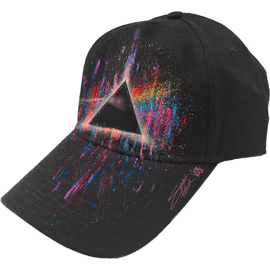Pink Floyd DSOTM Pink Splatter Baseball Cap Front