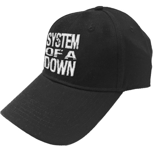 System Of A Down Stacked Logo Baseball Cap Front