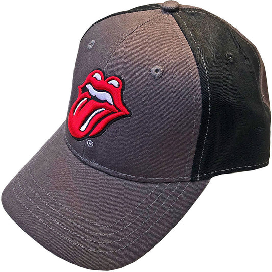 Rolling Stones Classic Tongue (2 Tone) Baseball Cap Front