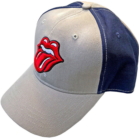 Rolling Stones Classic Tongue (2 Tone) Baseball Cap Front