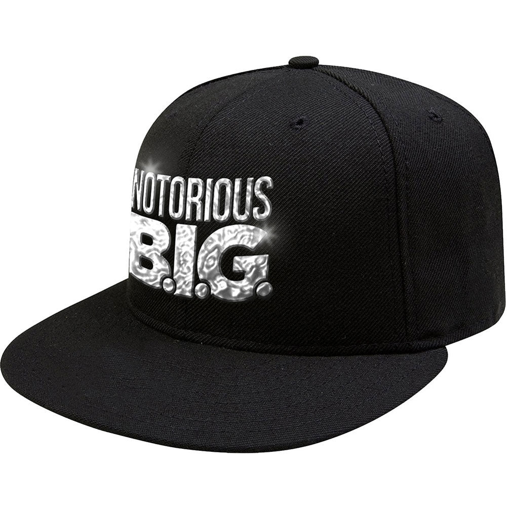 Notorious B.I.G. Logo Snapback Baseball Cap Front