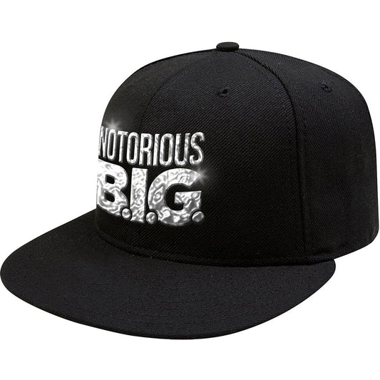 Notorious B.I.G. Logo Snapback Baseball Cap Front