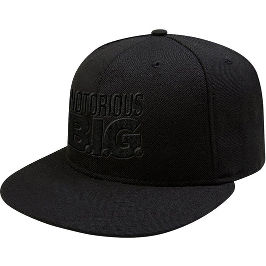 Notorious B.I.G. Logo Snapback Baseball Cap Front