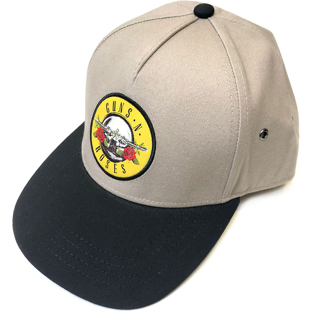 Guns N Roses Circle Logo Snapback Baseball Cap Front