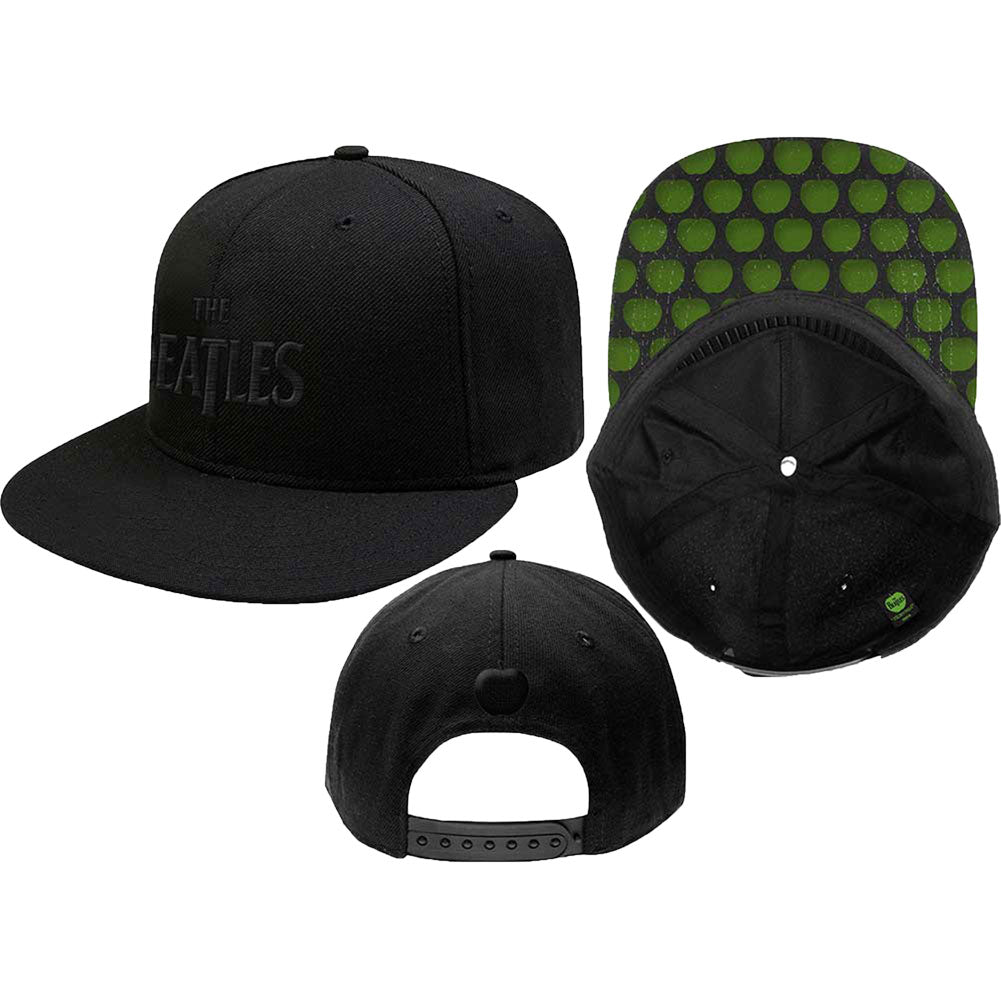 Beatles Drop T Logo Snapback Baseball Cap Front